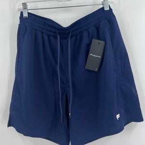 Fabletics the essentials REC mesh shorts navy size small new